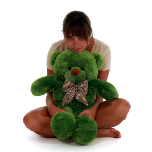 teddy bear green