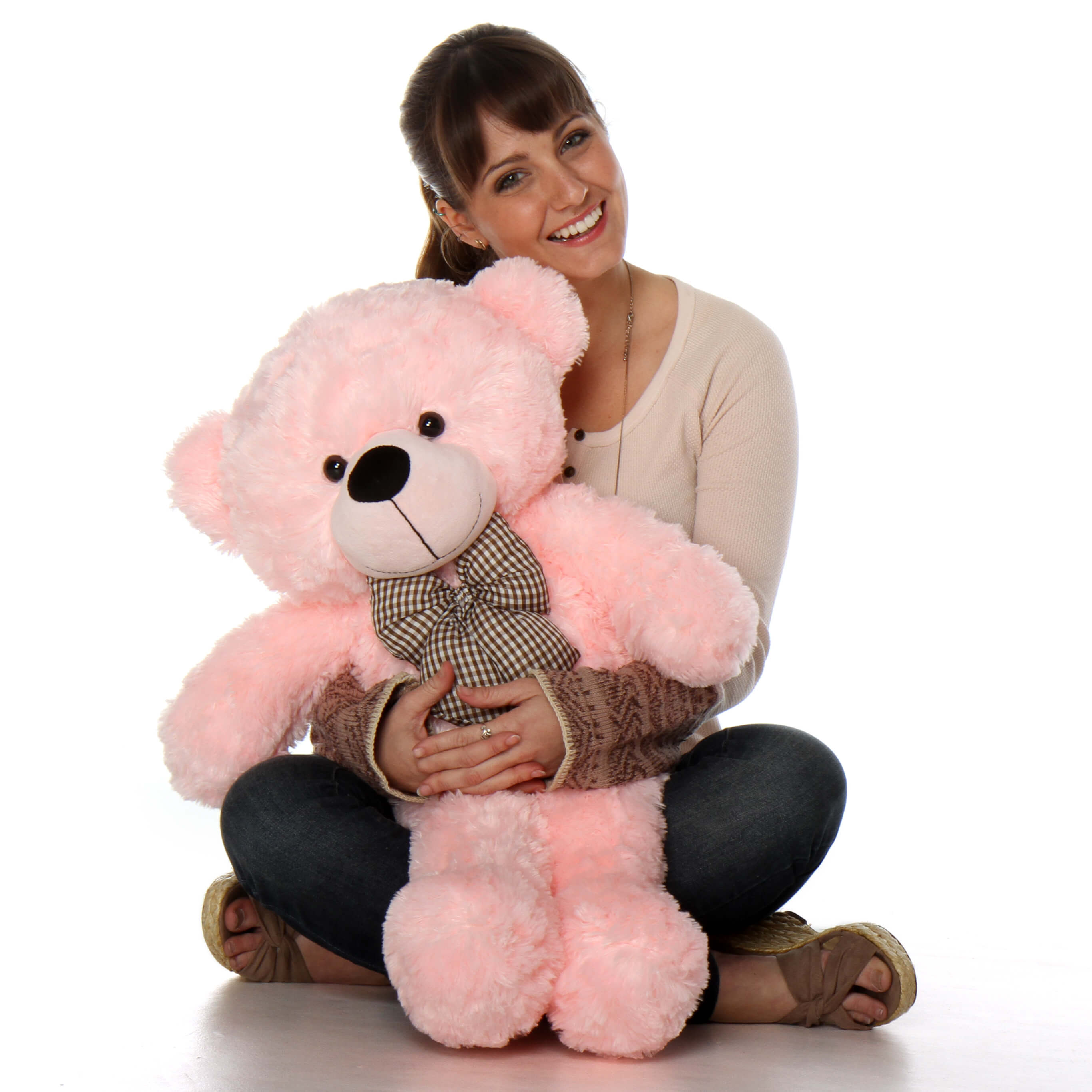 giant teddy pink