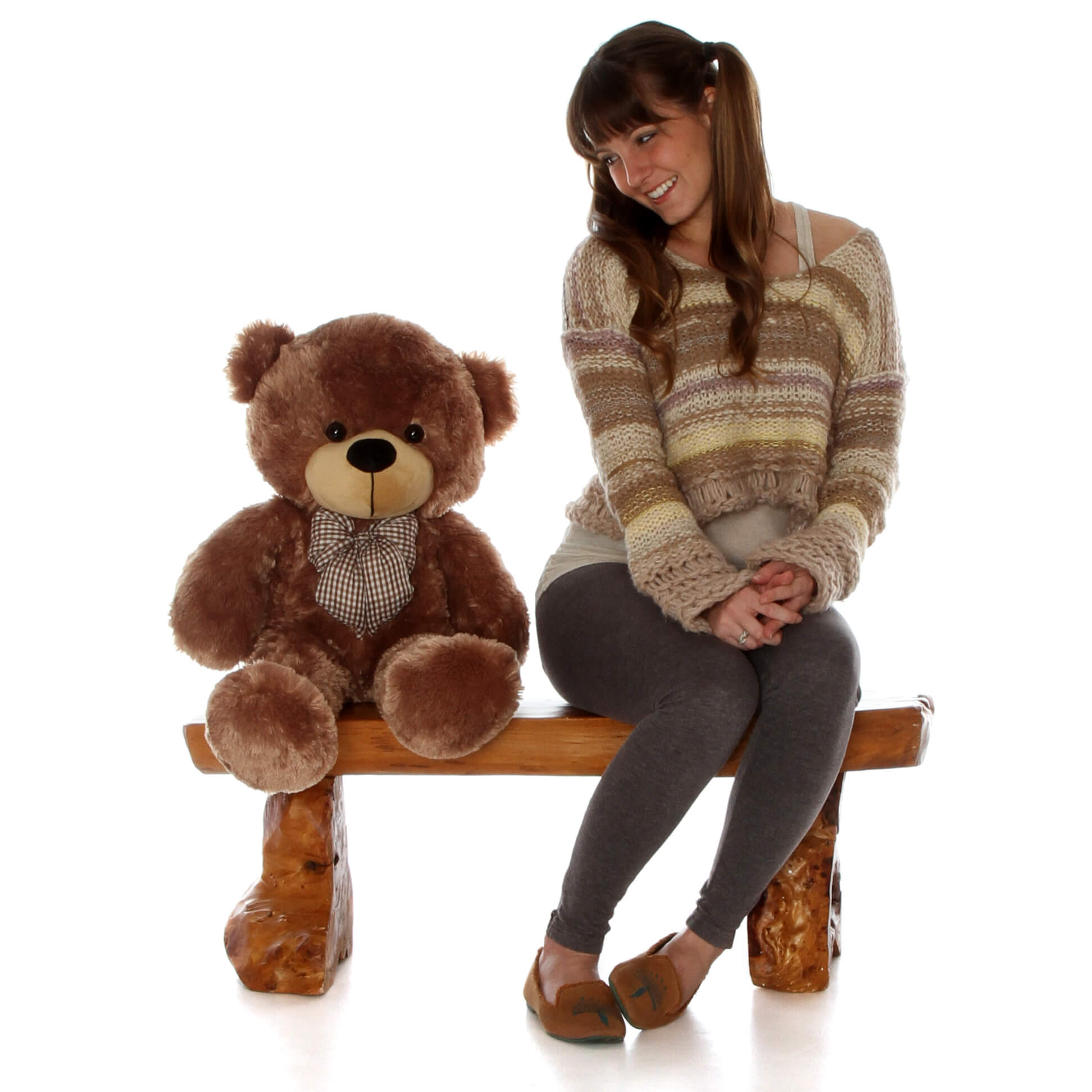 ugg sunny plush bear in oatmeal