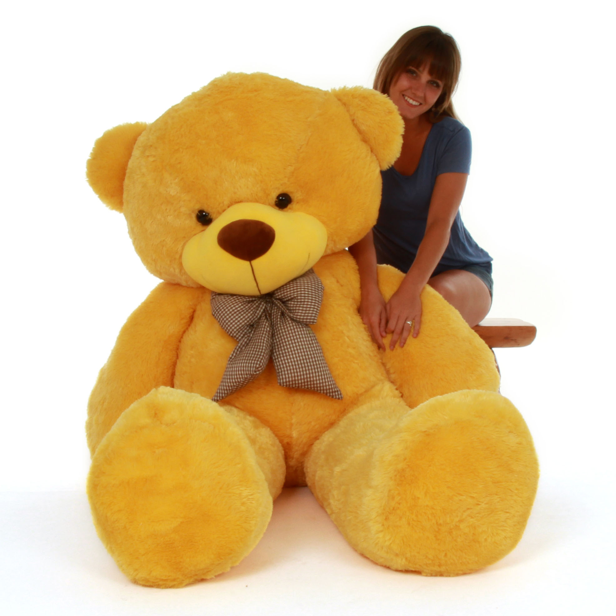 Download 6 foot Giant Be Mine Valentine's Day Teddy Bear Daisy Cuddles